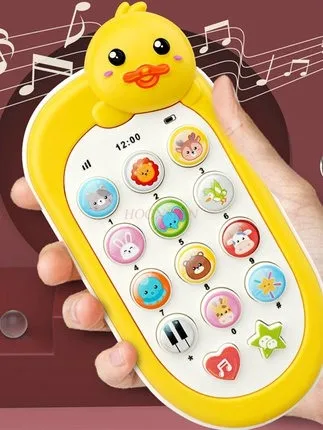 Children's simulated mobile phone toy baby early education girl boy 0 music 2 phone 1-3 years old 6 baby 12 months