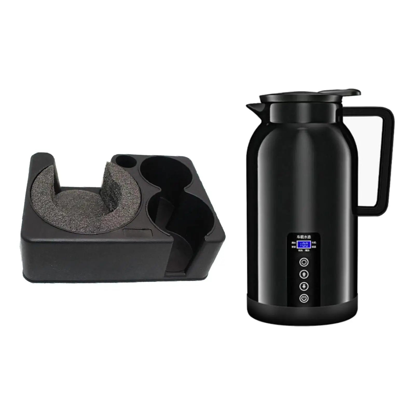 Portable Stainless Steel Car Travel Kettle 1300ml Fast Boiling