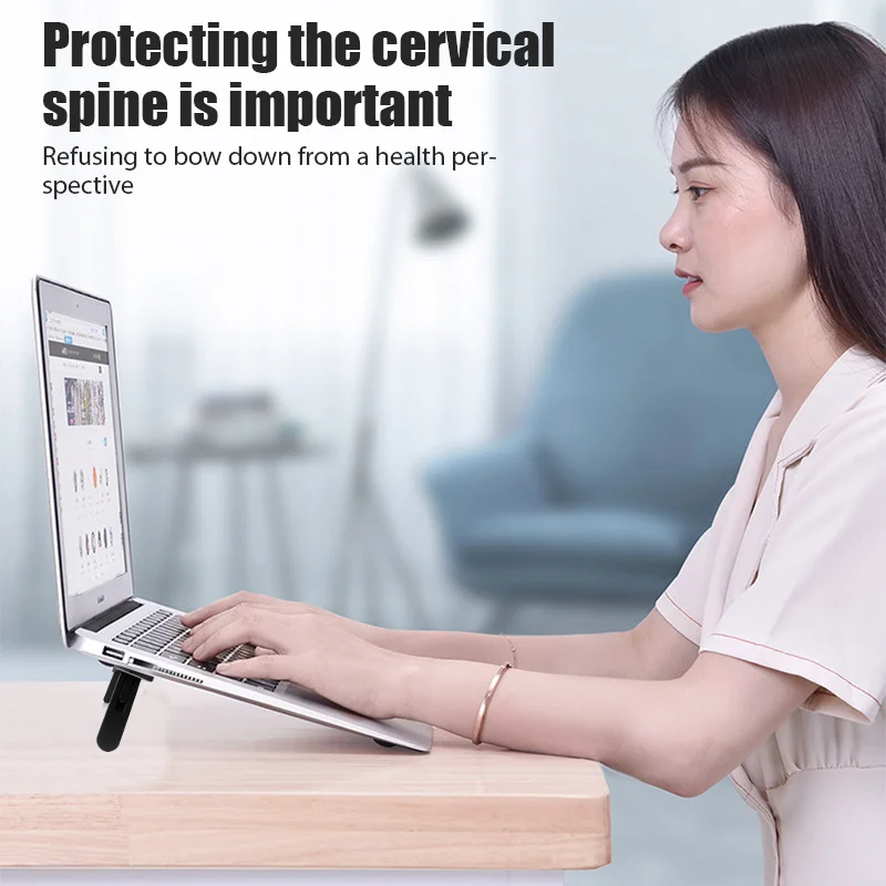 Universal Laptop Höhe Riser Ständer für MacBook Lenovo Samsung Notebook Kühl kissen unsichtbare Laptop Halterung ergonomische Ständer