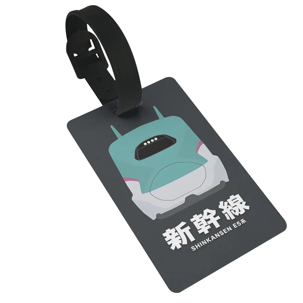 Japanese Shinkansen Bullet Trains Luggage Tags Suitcase Travel Cute Baggage Boarding Tag Portable Label Holder ID Name Address