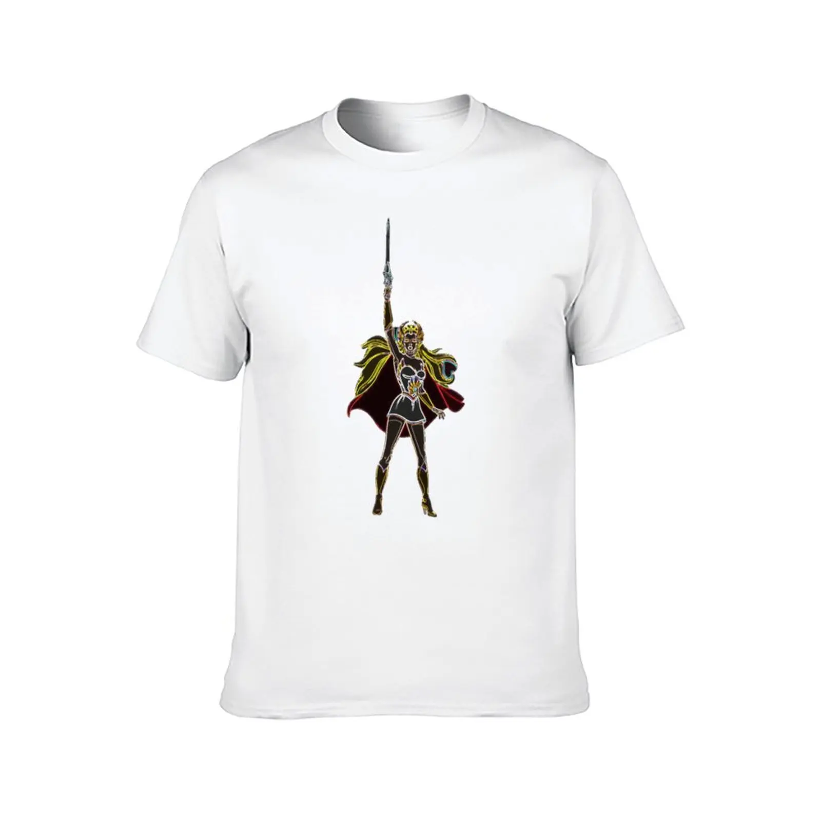 By the Might of Shera T-Shirt mens graphic t shirts black cotton t-shirt plain for man package T-Shirt
