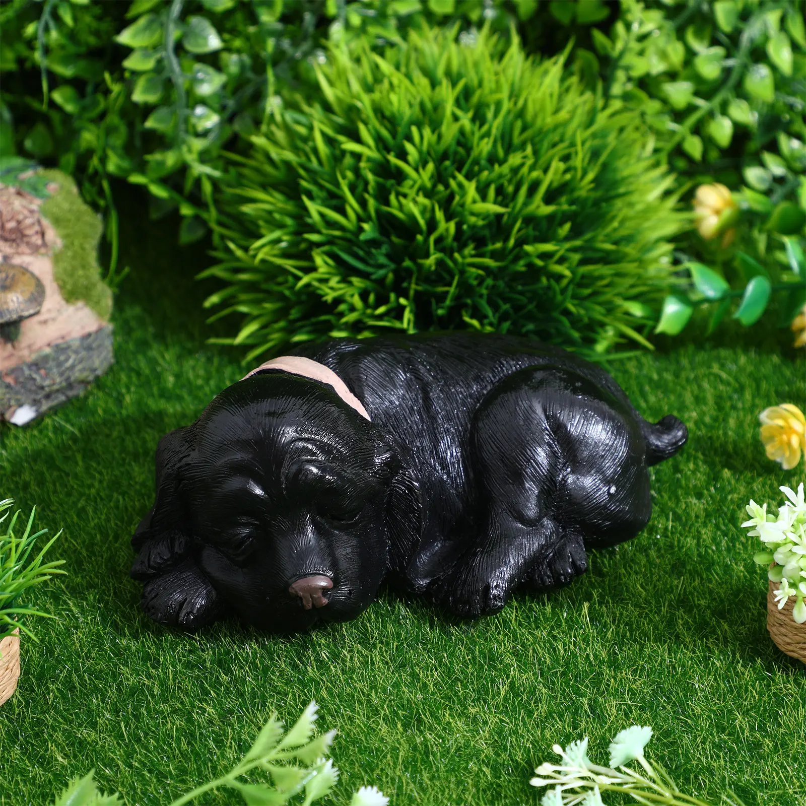 Boxes Dog Statue Garden Key Rock Hiders outside Hidden Holder for Big Outdoor Hiding Devices Figurine
