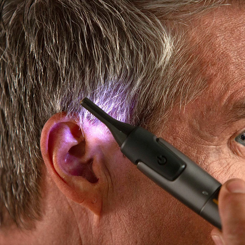 قاطعة حواجب احترافية لإزالة شعر الأنف، ماكينة حلاقة الأذن للرجال والنساء من صوف الأنف #3