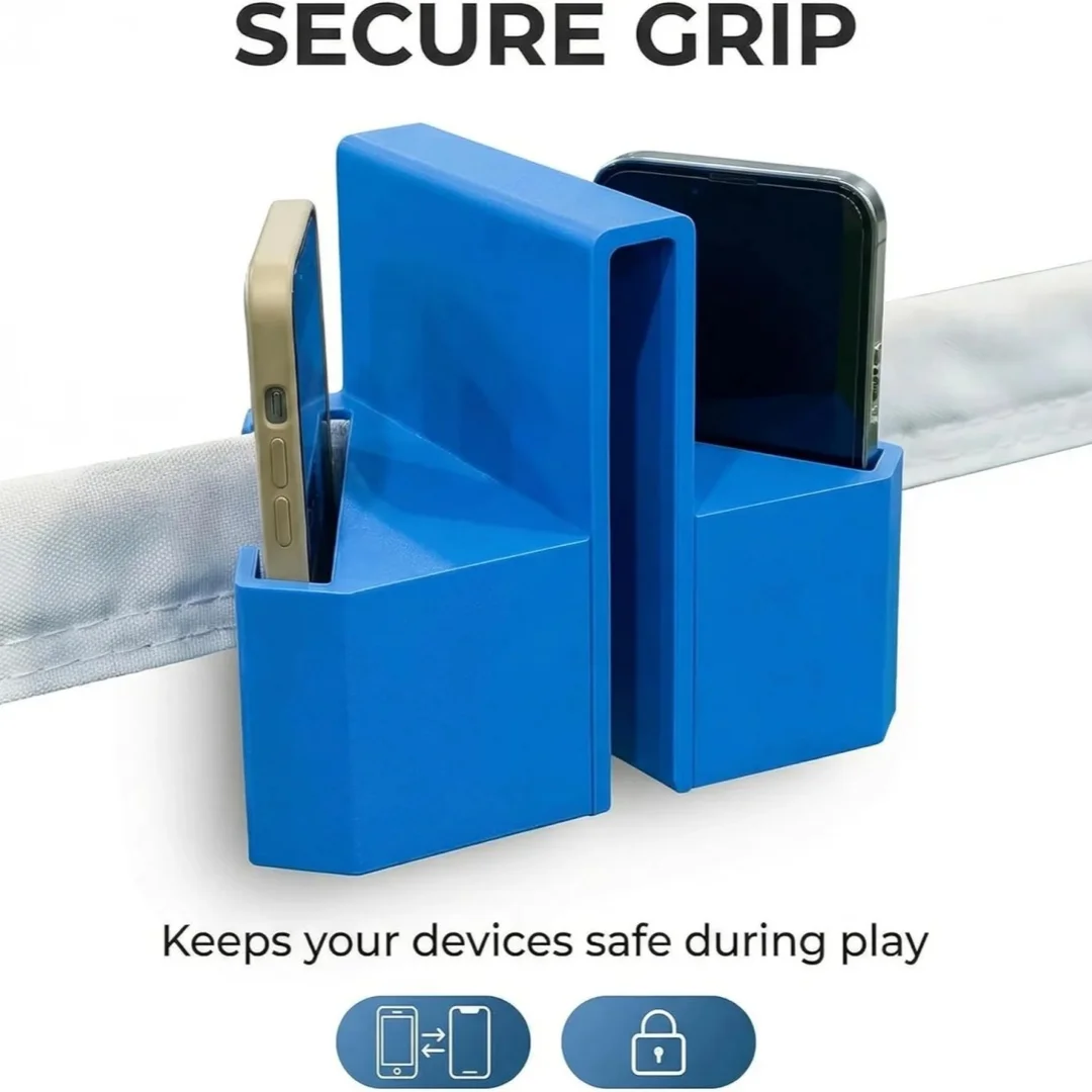 

Крепление для камеры на теннисную сетку/ограждение с надежным зажимом - универсальный держатель для телефона и экшн-камеры для записи матчей и тренировок