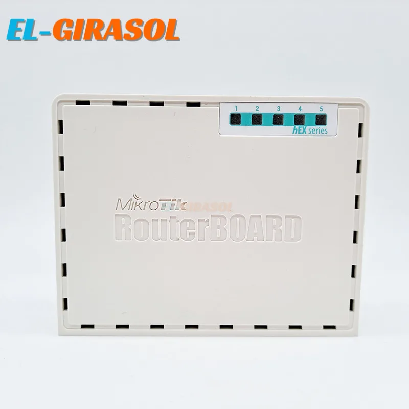 

MikroTik hEX RB750Gr3 Router Gigabit Ethernet Router Supports 5 10/100/1000 Mbps 5 Ethernet Ports small easy to use