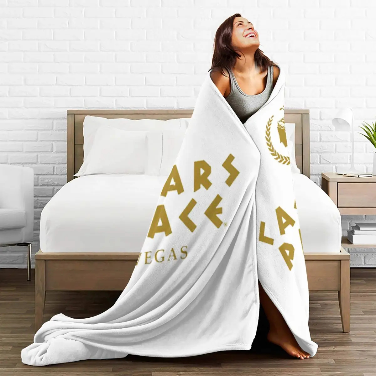 Best Seller Caesars Palace Merchandise Essential Blanket Soft Warm Flannel Throw Blanket Plush for Bed Living room Picnic