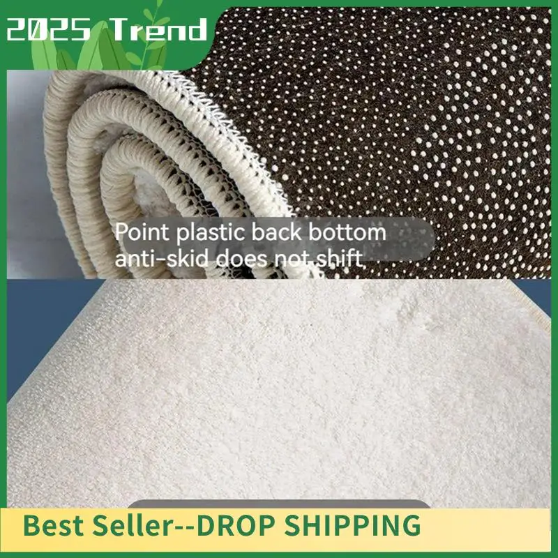 معنقدة السجاد غرفة المعيشة السرير الكلمة حصيرة منطقة لينة البساط سميكة المضادة للانزلاق السجاد ديكور المنزل 1 قطعة