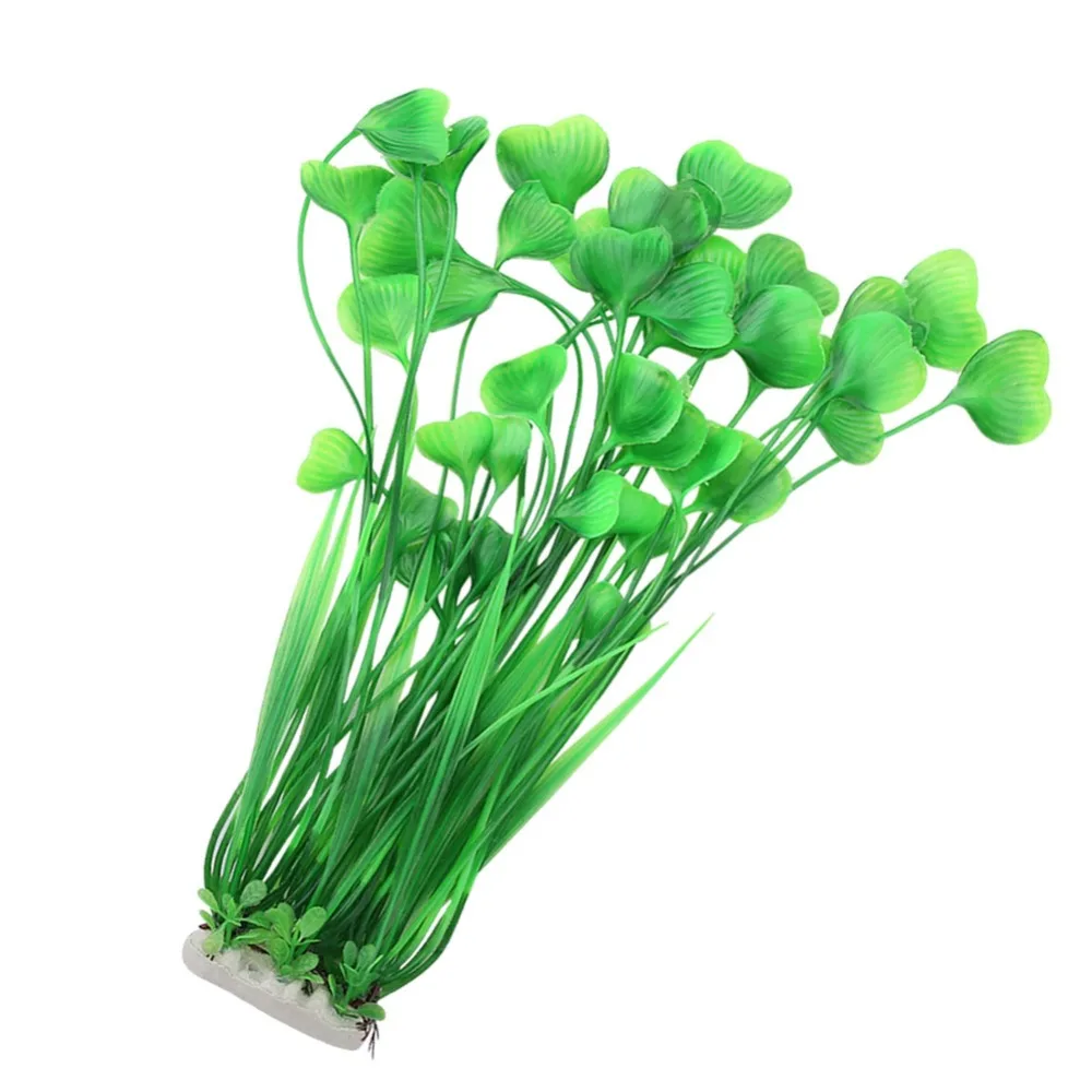 Artificial Plants Plastic Artificial Water Plant Vivid Green Fish Tank Decoration Large Size Aquarium Ornament Fish Tank