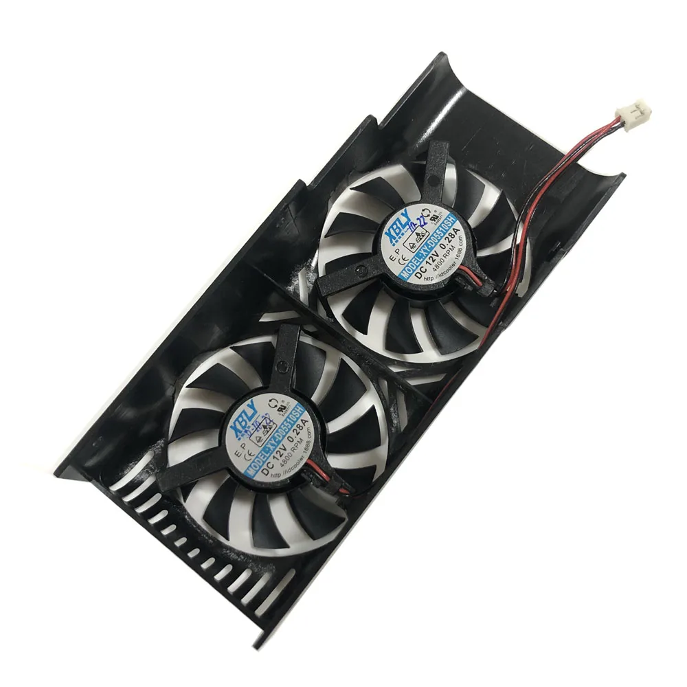 GPU Cooler,VGA Graphics Video Card Fan,XY-D05510SH For MSI GTX 750 Ti LP ,HA5510M12F-Z For MSI GTX 1050 Ti 1050Ti Low Profile