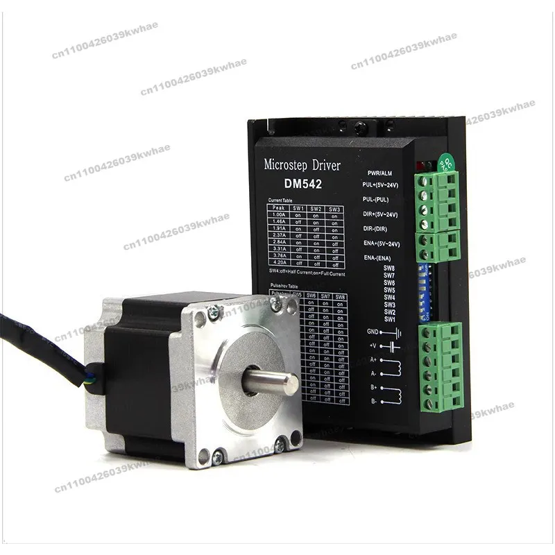 57 Open-loop Two-phase Stepper Motor Matching, with DM542 Stepper Driver