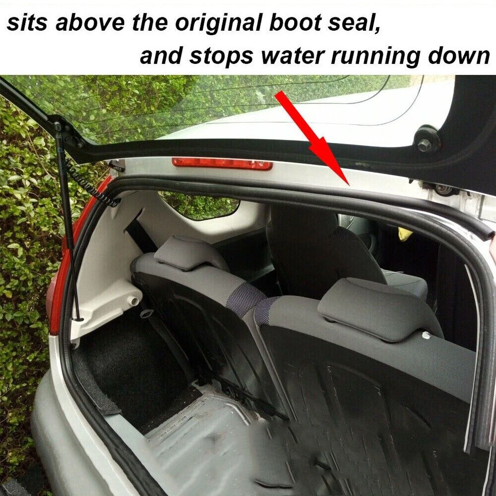 

1 шт. водонепроницаемая полоса уплотнения остановки дождя для Citroen C1 Peugeot 107 Toyota Aygo в багажнике, внешняя часть, аксессуары для стайлинга