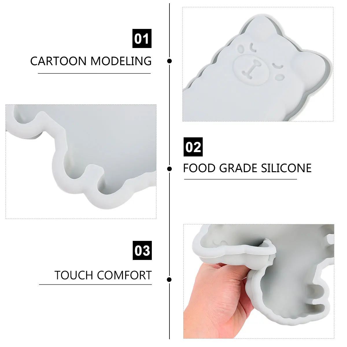 

2Pcs Alpaca Shape Silicone Cake Mold Baking Mold Cartoon Design Heat Resistant Kitchen Baking Tool Kitchen Supplies