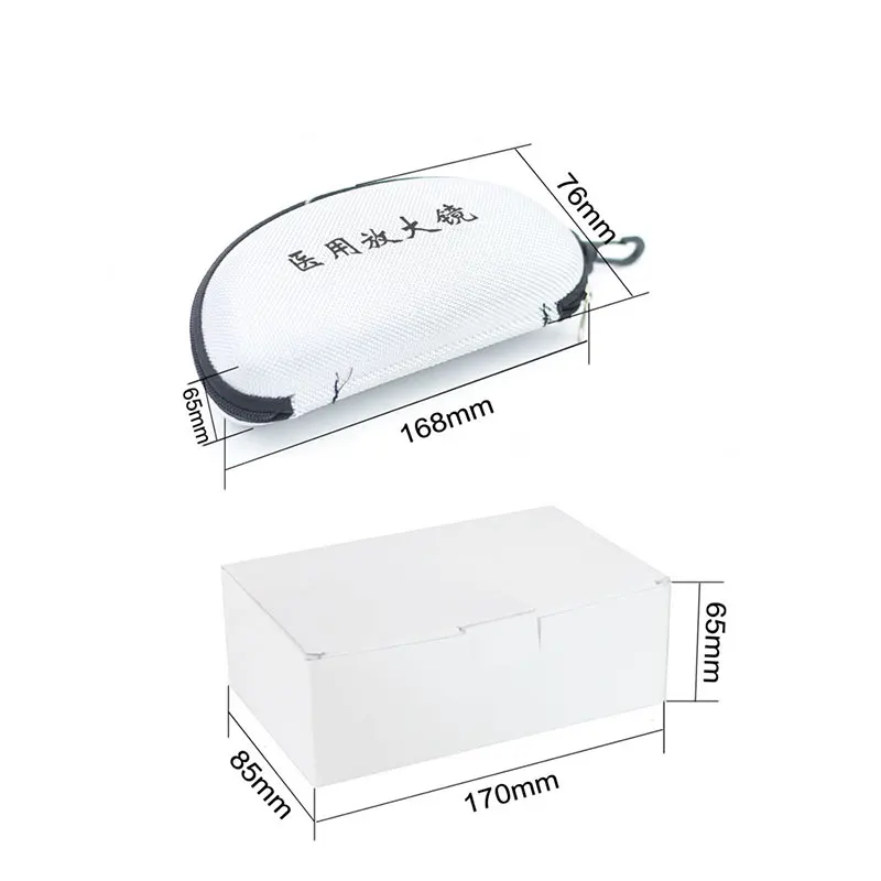 Loupe Binokular Gigi 2.5X-340mm/420mm/500mm Pembesar TTL Terintegrasi Loupe Bedah Gigi