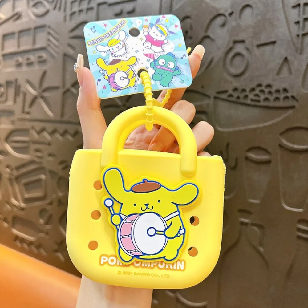 Genuine Sanrio Kitty Kuromi Melody Cartoon Bracelet Keychain Wallet Earphone Bag Pendant Charm Phone Anti-lost Wrist Strap Chain view 6