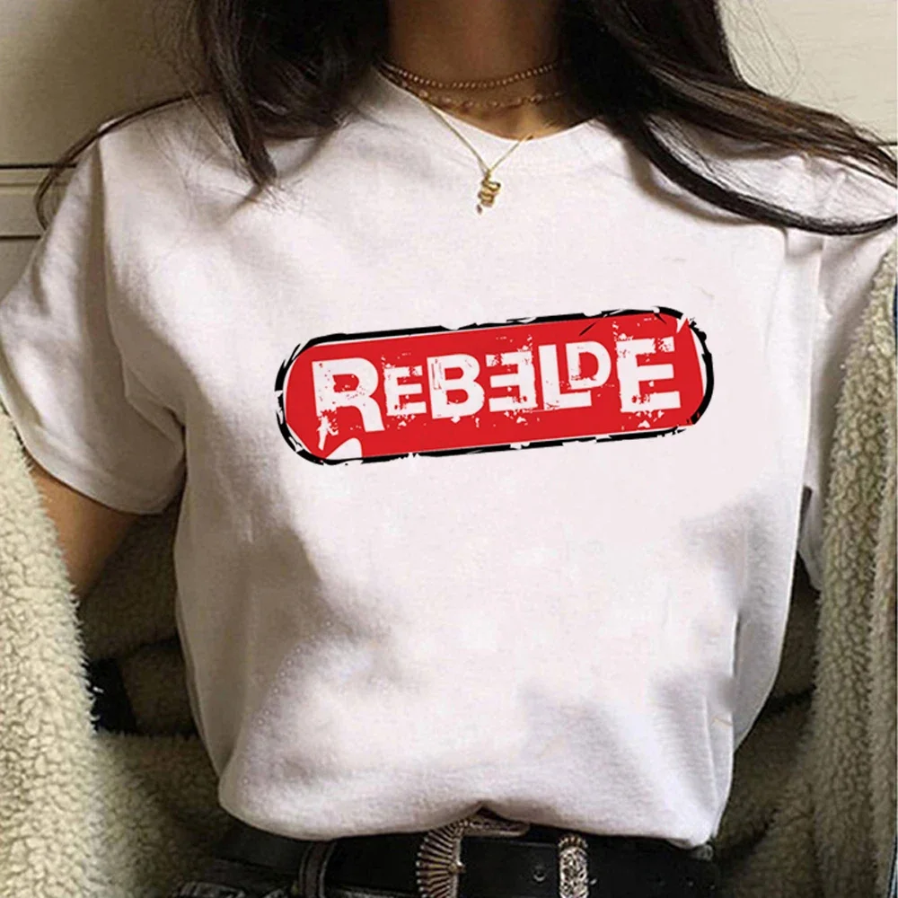 Rbd t-shirts women anime Y2K streetwear t shirt girl designer funny manga clothing