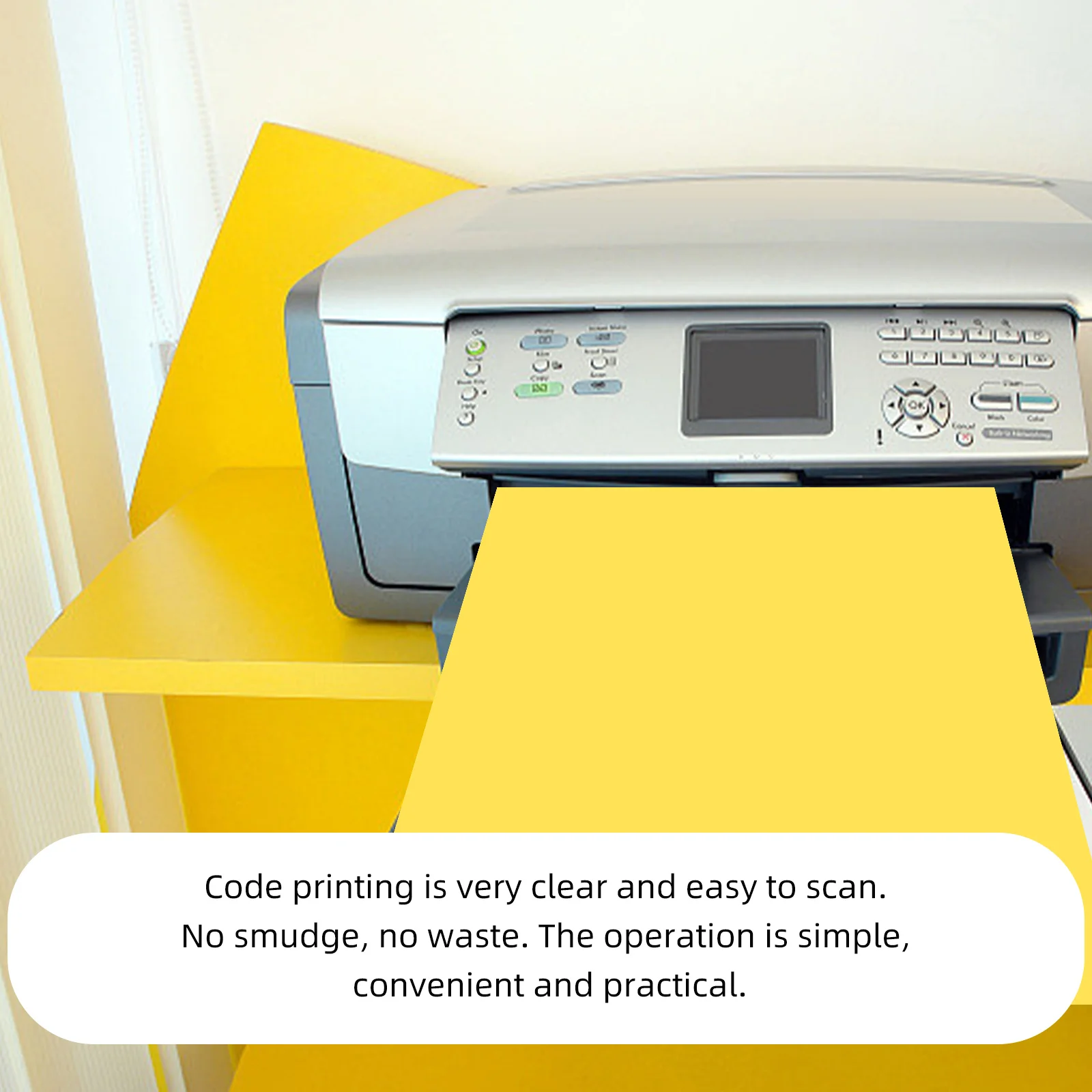 

20 Sheets Waterproof Printable Holographic Sticker Labels Self Adhesive Large Mailing Labels for Price Coding Printer Paper