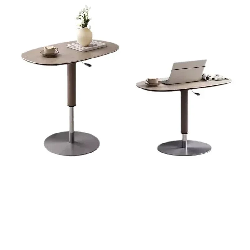 Modern minimalist 360-degree rotating coffee table, bedside table, sofa side table