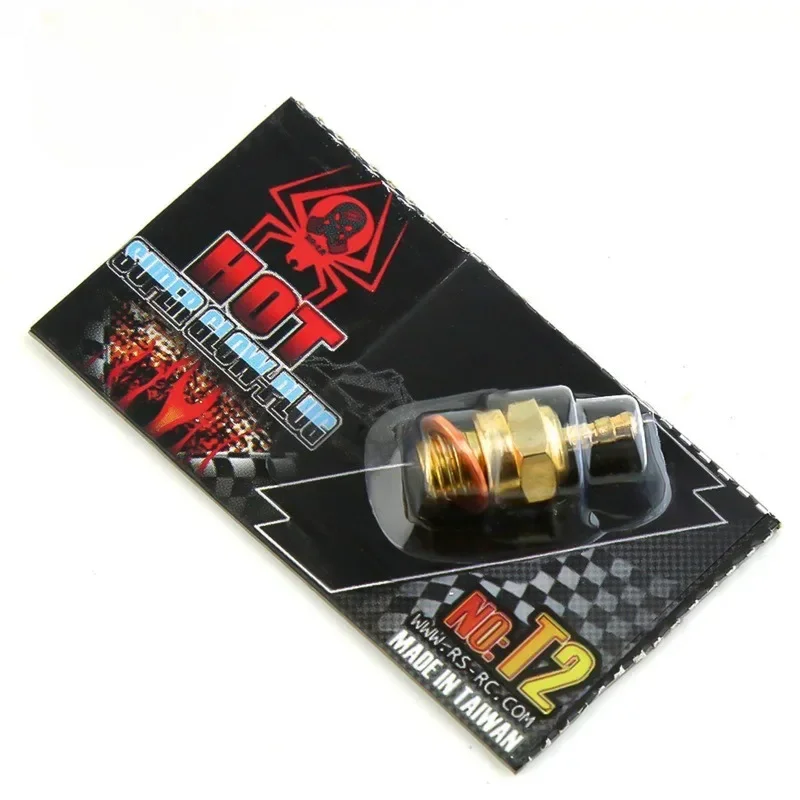 استبدال أجزاء المحرك T2 من Hot & Medium Spark Glow Plugs لنظام التشغيل # 8 لسيارة نيترو RC Trxs Redcat Himoto HPI HSP
