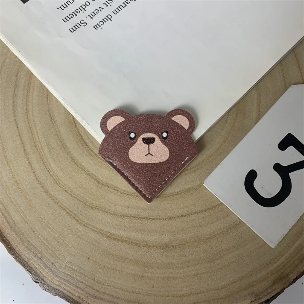 

Leather Animal Shaped Bookmark Adorable Corner-wrap Book Page Holders Animal Themed Handmade Kids Reading Gifts Reading Plan