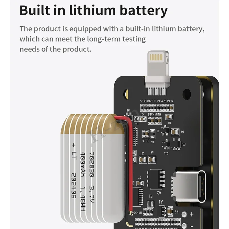 Mechanic T-824SE No Disassembly Required Mobile Phone Tail Insertion Detector Digital Display Current Power Check Pin