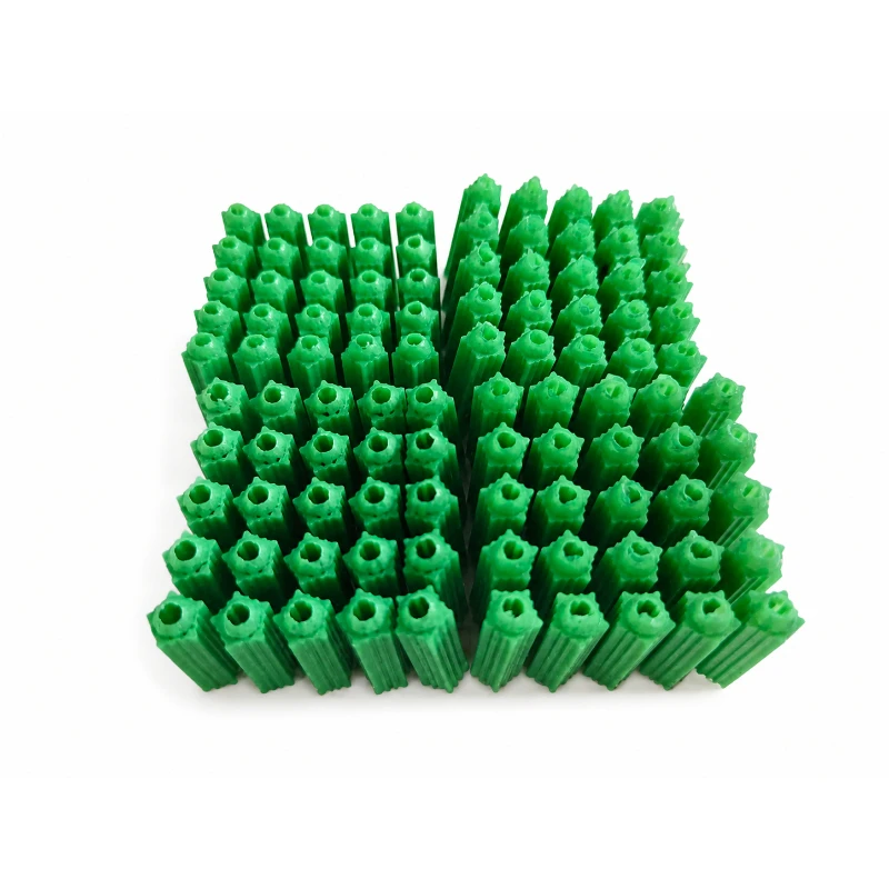 

Waterproof 100PCS Nylon Wall Anchors Heavy Duty Screw Fasteners for Outdoor Indoor Use High Load Bearing Wall Mounting JOMD