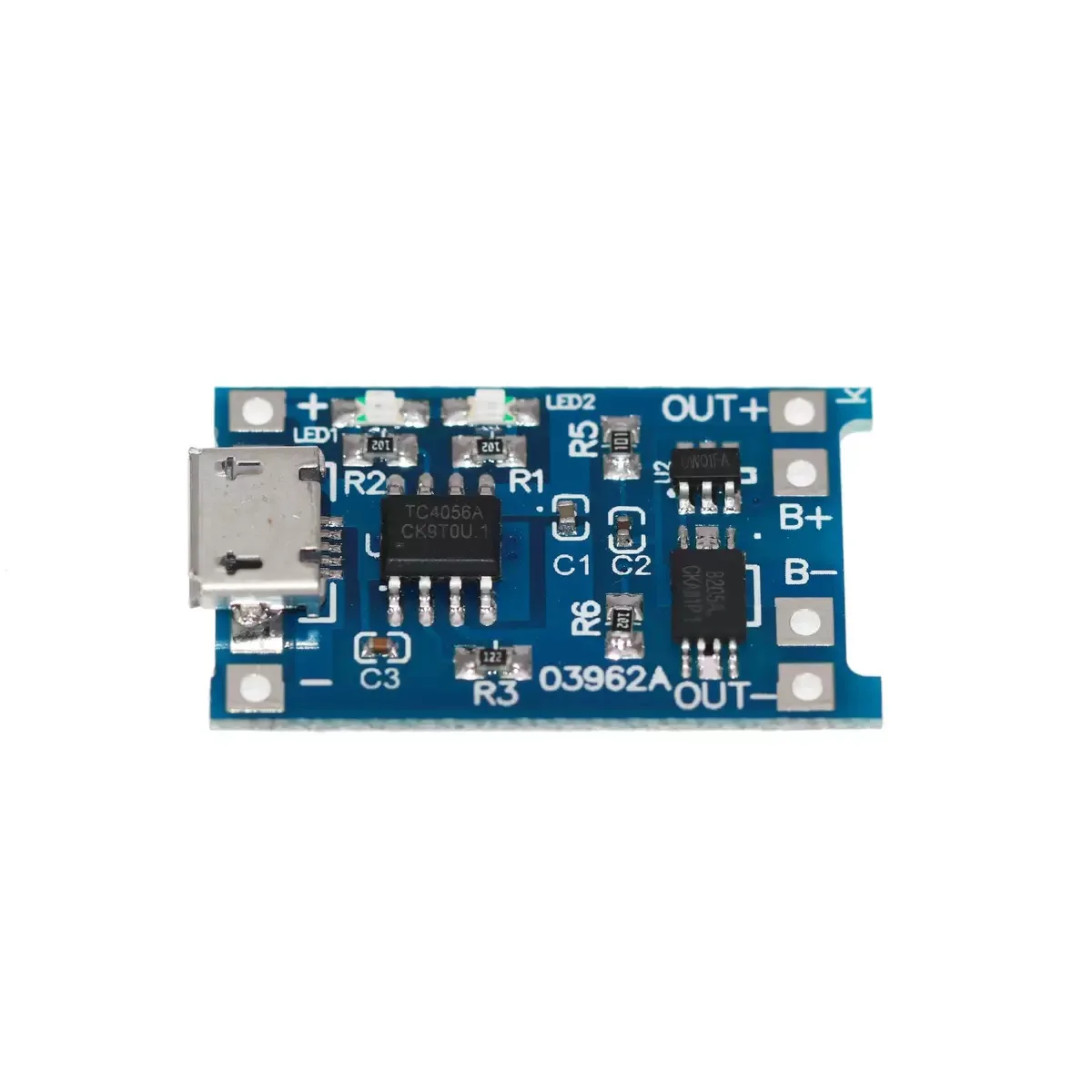 2/5/10Pcs Type-c Micro USB 5V 1A 18650 TP4056 Lithium Battery Charger Module Charging Board With Protection Dual Functions 1A