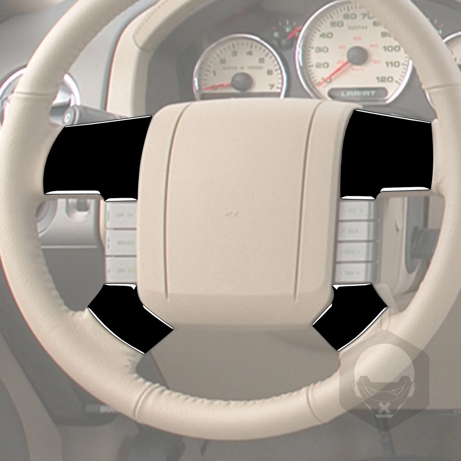 For Frod F150 2004 2005 2006 2007 2008 Trim Panel Cover Tuning Soft Piano Black Sticker Car Interior Accessories