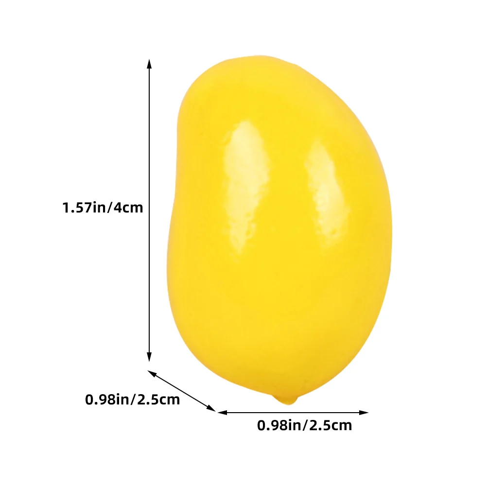 32pcs Mini Mango Mini Artificial Mangos For Decor Photo Prop Desktop Decor Fake Miniature Fruits Simulation Models