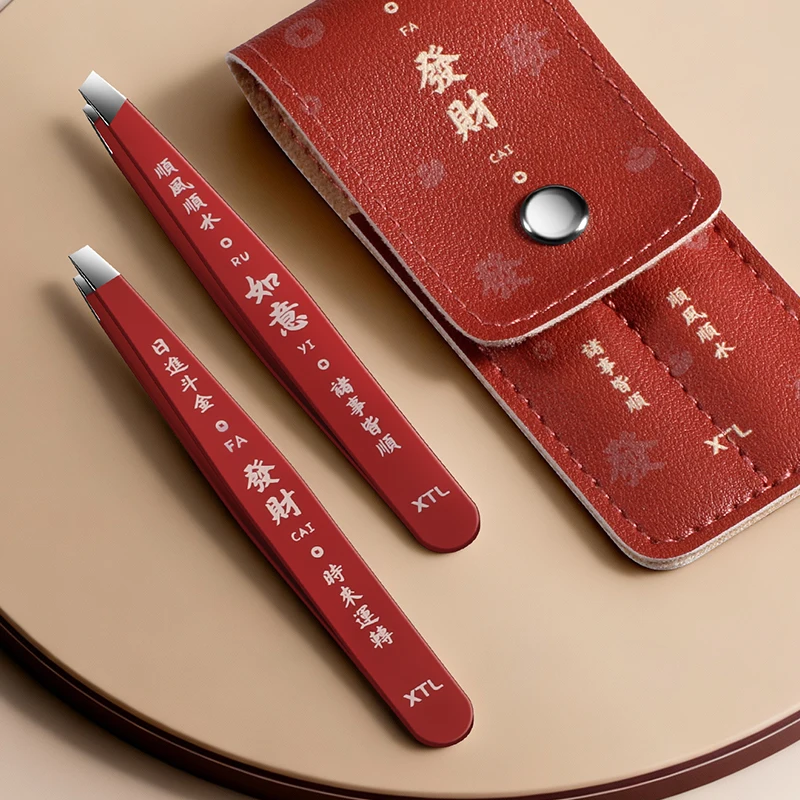 ملاقط دقيقة من الفولاذ المقاوم للصدأ لتشكيل الحواجب وإزالة الشعر وتطبيق الرموش الصناعية