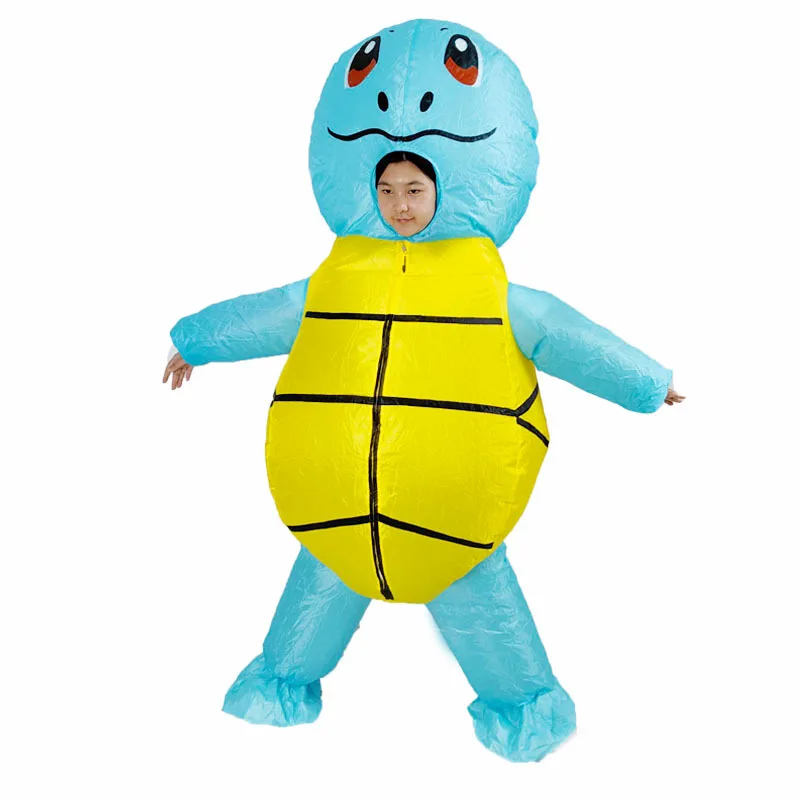 pocket cartoon animals Turtle Cosplay Blue Performance Costume for Adult Man halloween inflate