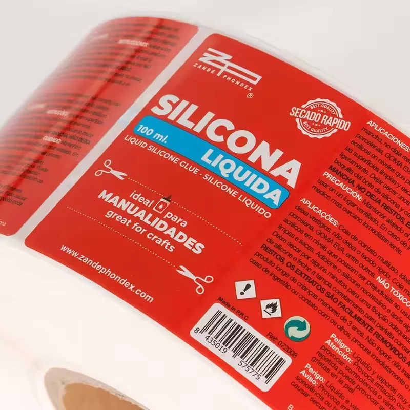 Custom PP Synthetic Labels | Packaging Printing | Adhesive Stickers | Moisture Proof
