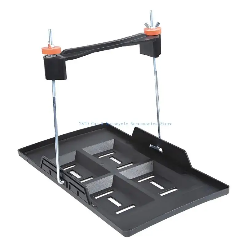 L5BC Vehicle Battery Tray Bracket for Battery Replacement Projects with Molded Tray Metal Retention Hardware Use