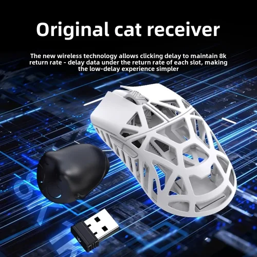 Imagen 2 del producto WLMOUSE Beast X Pro ratón inalámbrico ligero para juegos de deportes electrónicos de aleación de magnesio 750IPS 8K PAW3950HS 30000DPI sin retroiluminación