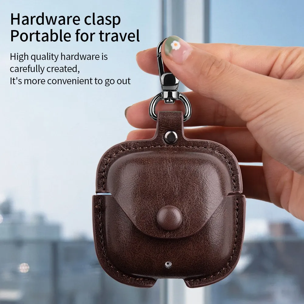 Für huawei freebuds se 2 fall luxus leder business kopfhörer etui headset shell kopfhörer abdeckung für huawei freebuds se2 taschen