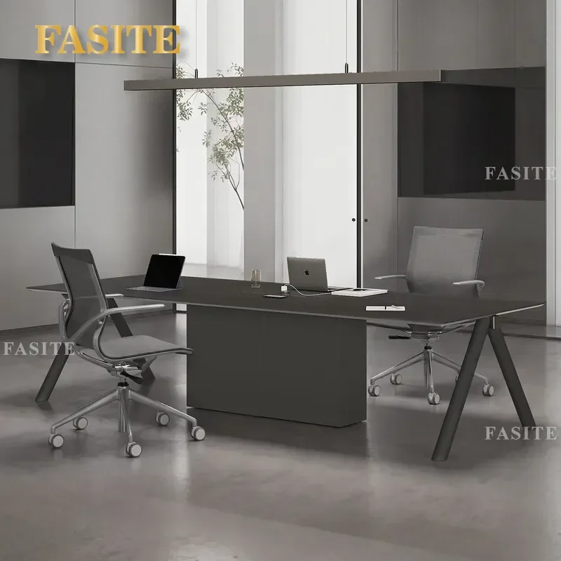 For Simple Modern Rectangular Conference Table Meeting Office Business Negotiation Eco Friendly Large Small Training
