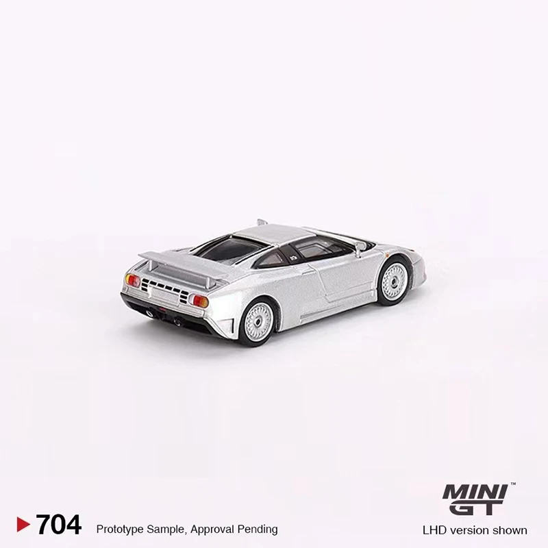 미니 GT 모델 자동차 EB110 GT Grigio Chiaro 합금 다이캐스트 스포츠카, #704 디스플레이 선물, 1:64