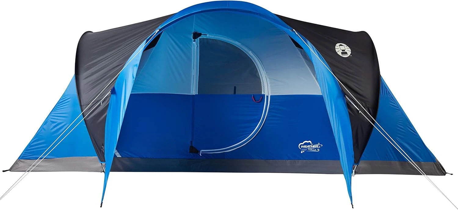 Montana Camping Tent, 6/8 Person Family Tent with Included Rainfly, Carry Bag, and Spacious Interior,Fits Multiple Queen Airbeds