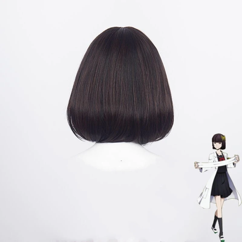 Peruka Akiko Yosano, przebranie, akcesoria do codziennego noszenia, urocza fryzura bob, anime Bungo Stray Dogs, peruka cosplay postaci lekarza