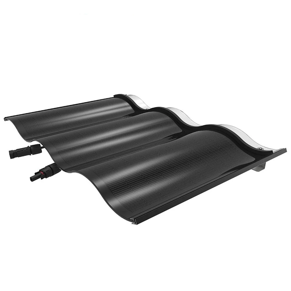 Rooftop Photovoltaic Tiles Solar Power Systems High Quality 2023 Solar Roof Tile 30W BIPV CIGS Tile Solar Engergy