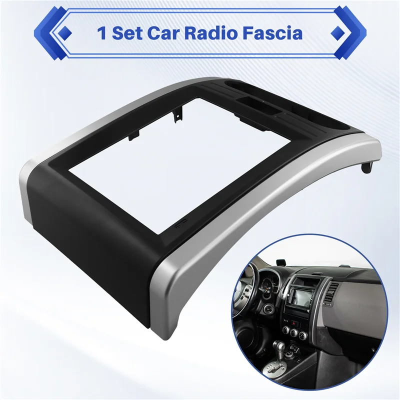 9,7 Zoll Autoradio Stereo MP5 Android Player 2 Din Head Unit Fascia Panel Rahmen für Nissan X-Trail MX6 2008-2012 LHD