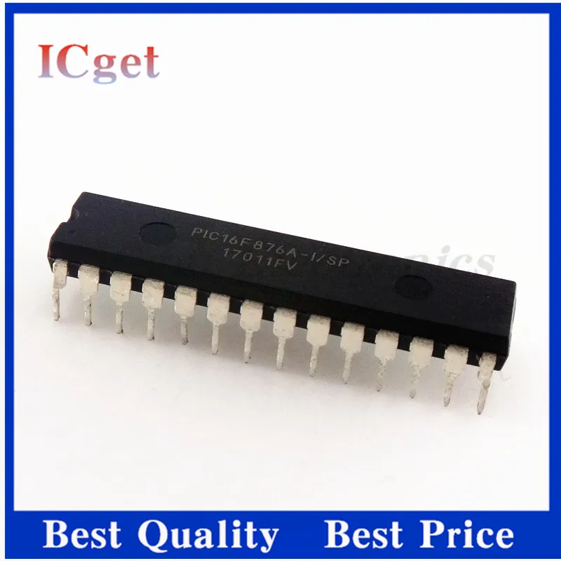 1PCS PIC16F876A-I/SP DIP28 PIC16F876A DIP 16F876A DIP-28 PIC16F876 nhanced Flash Microcontrollers