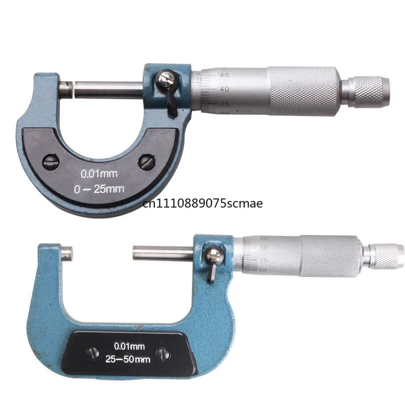 Outside micrometer thread scale micrometer centimeter micrometer 0-25MM
