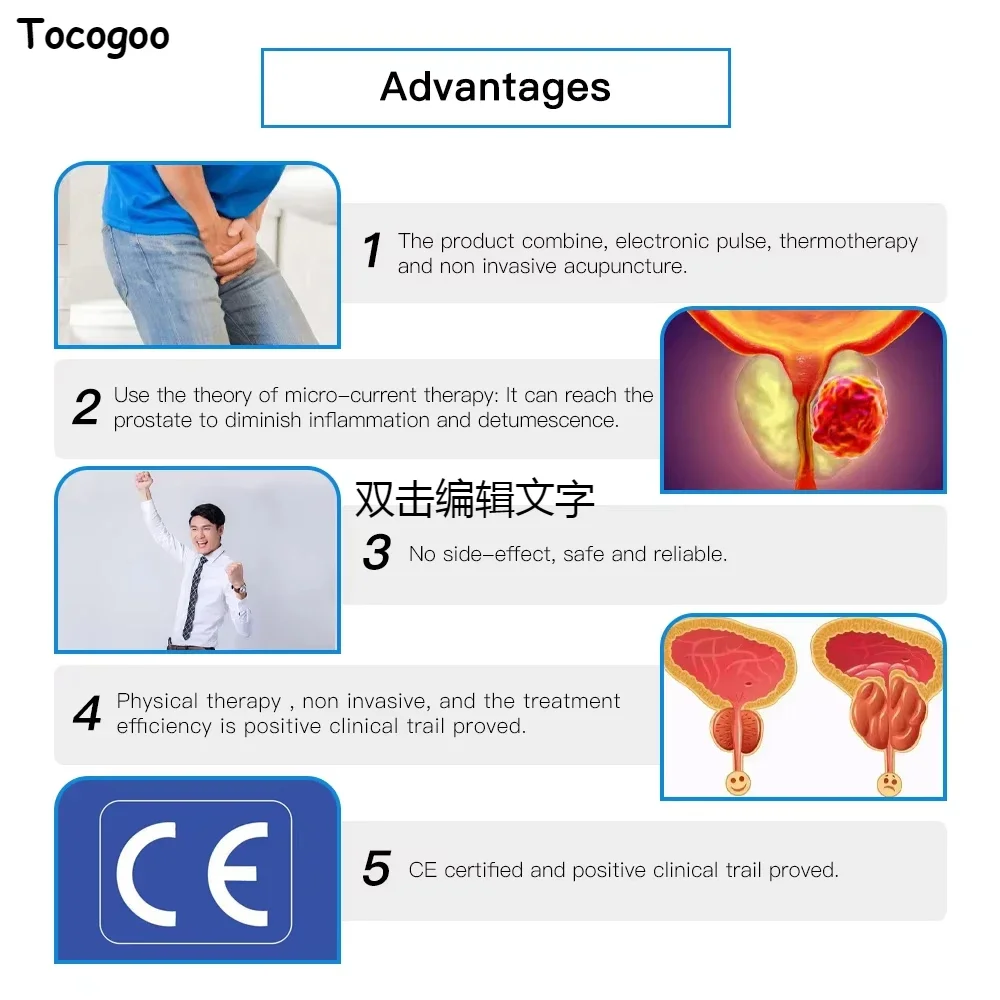 Prostate Massager Treatment Apparatus Magnet Heating Prostate Therapy Machine Testicle Stimulation Exercise Instrument for Men