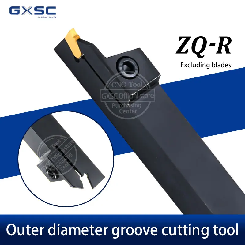

ZQ1616R-2 3 4 ZQ2020R-2 3 4 5 6 ZQ2525R-2 3 4 High Quality CNC Lathe Grooving Cutter Holder Slotting Tool Holder Cutting Cutter