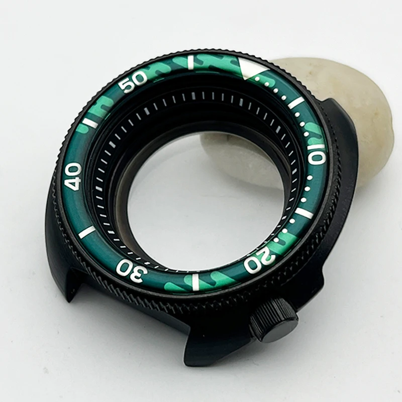 

Mod NH35 Case SKX 6105 6309 Turtle Abalone Crown At 4.1 Oclock Fit NH35 NH36 4R 7S Japan Automatic Movement Diving Watch Case