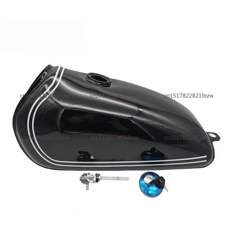 Suitable for CG125 motorcycle retro modification TD360 imitation grass flying hair embryo fuel tank