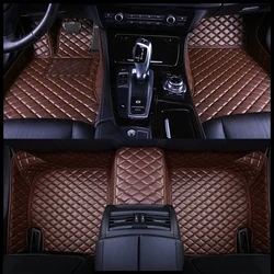 BHUAN Custom leather car mat for BMW All Medels X3 X1 X4 X5 X6 Z4 525 520 F30 F10 E46 E90 Auto Accessories Car-Styling