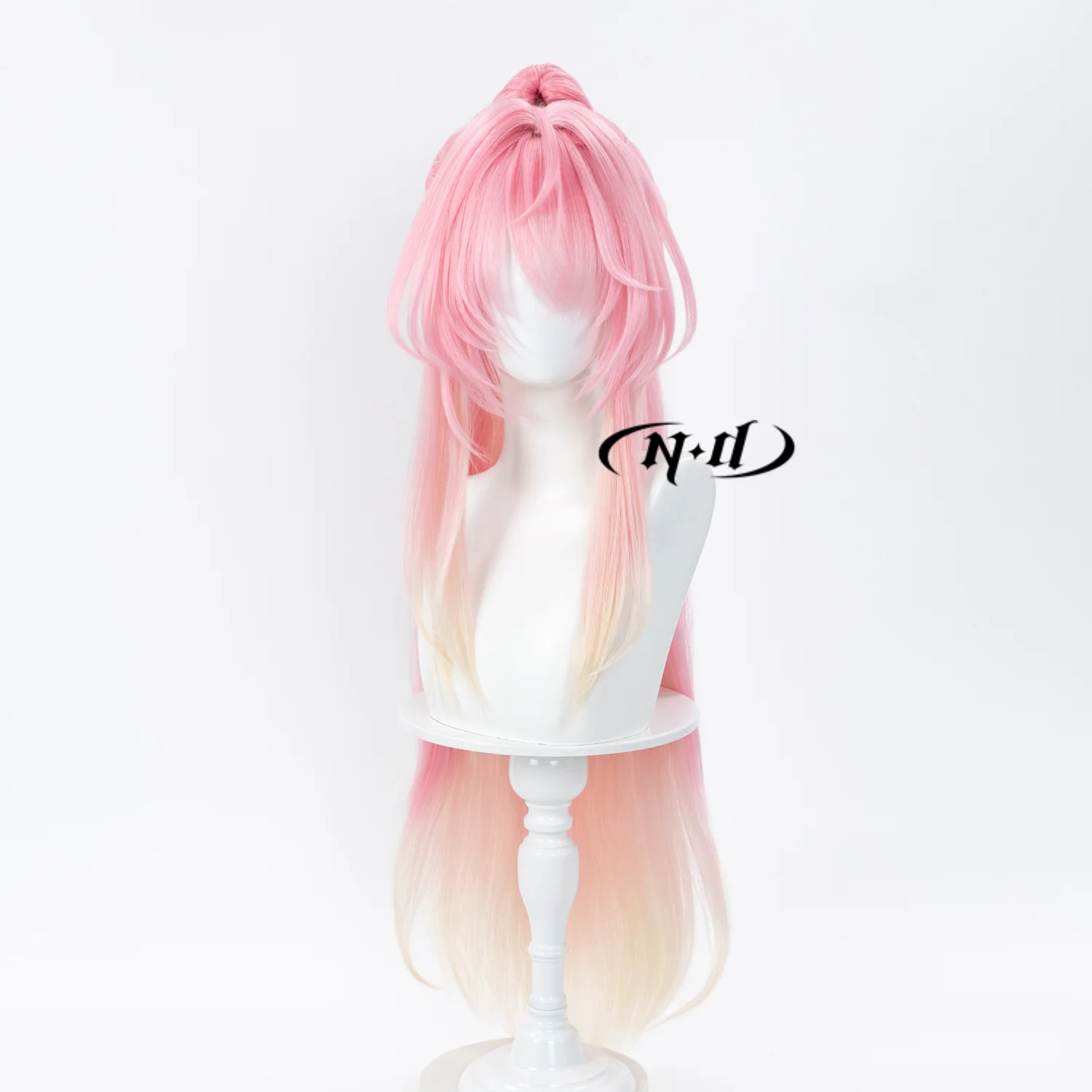 ND Brand Aemeath WuWa Wuthering Waves Cosplay Wigs Hair Hairpiece for Comic-con Cosplayer Halloween Costume Party Theme