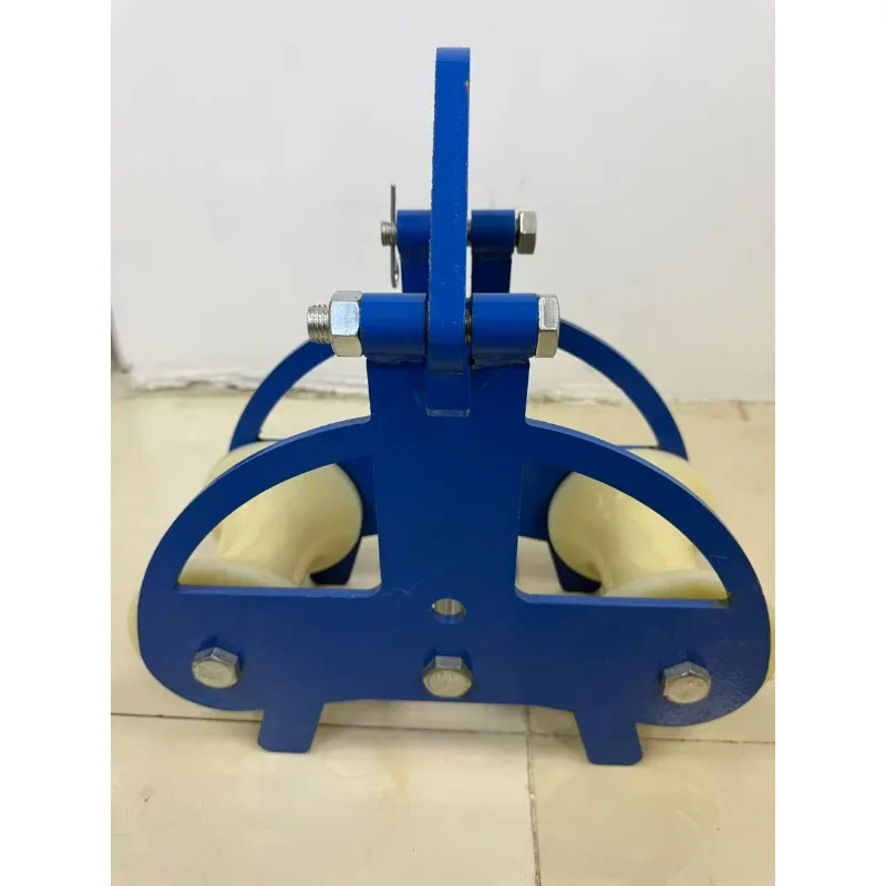 Adjustable cable pulley, insulated nylon pulley, wear-resistant cable laying tool for power communication projects