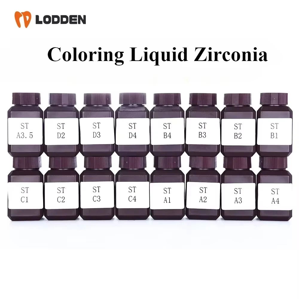 Zirconia Coloring Liquid ST-W/HW-C  - VITA 16/TO Incisal/EO Pontic/Opacity for CAD/CAM Dental Lab Ceramic Staining